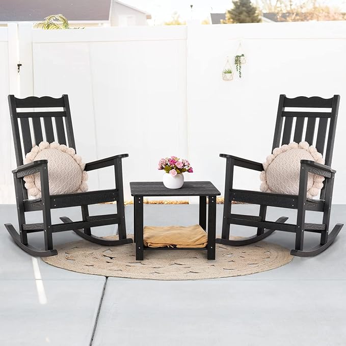Stoog 3-Piece Oversized Rocking Chairs Set of 2
