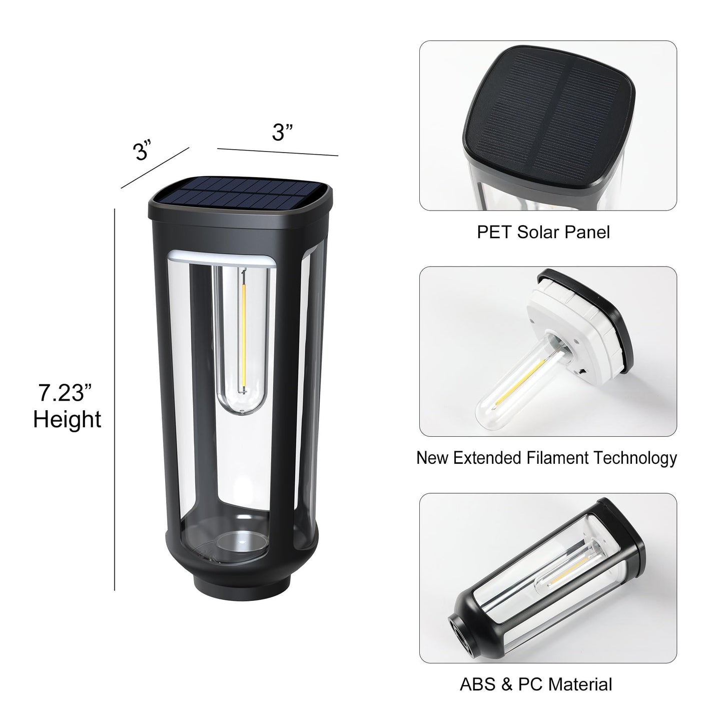 JEJOT Solar Pathway Lights Outdoor Waterproof IP65, 8 Pack Cool White Solar Walkway Lights, Auto On/Off Outdoor Light for Lawn Garden Patio Driveway Decor Landscape Lighting