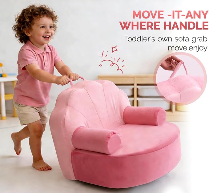 Snuggly Toddler Chair, Soft Kids Sofa