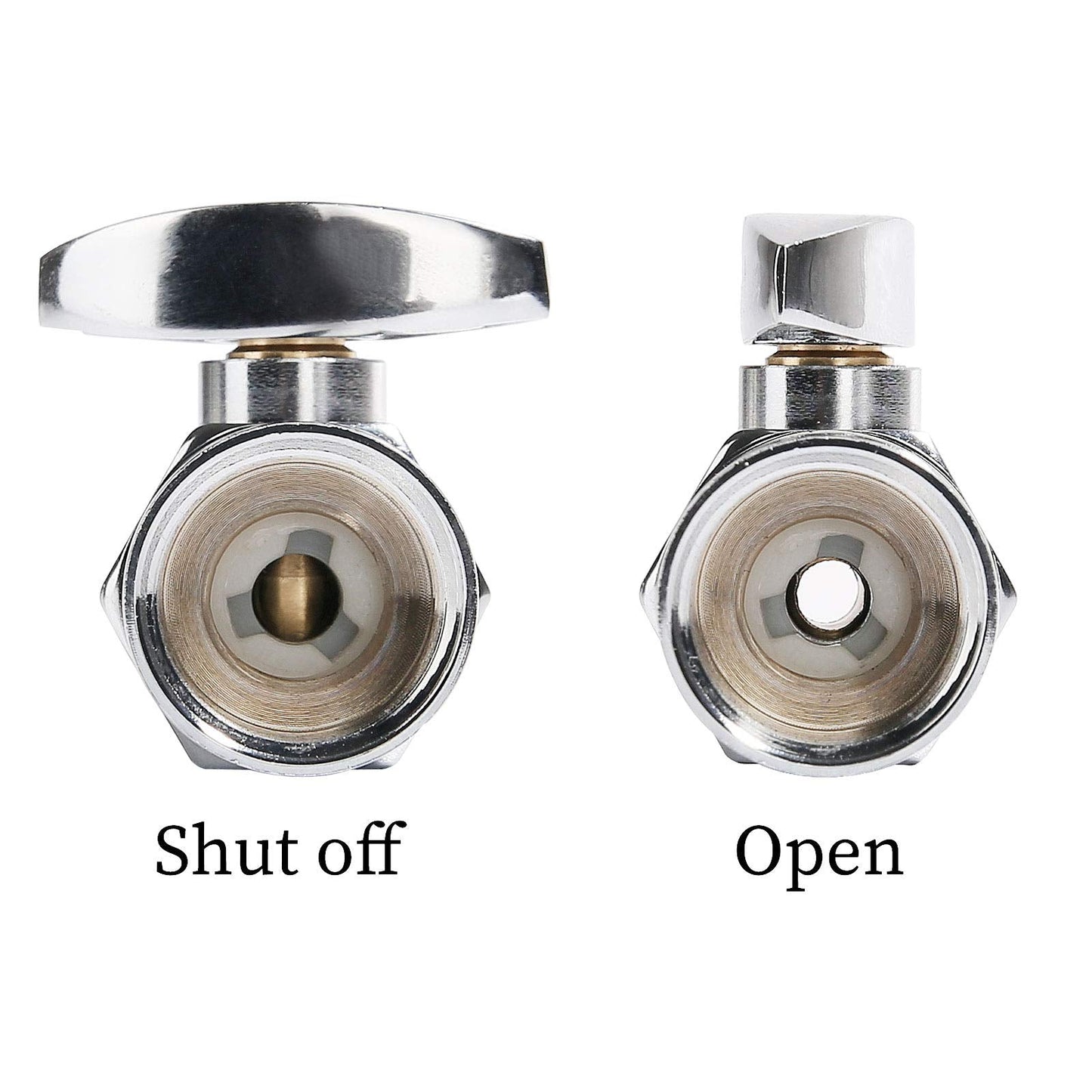 Watflow Water Shut Off Valve, Shower Head Water Saver, Shower Head Flow Restrictor, Shower or Garden Water Flow Control Valve 1/2"NPT…