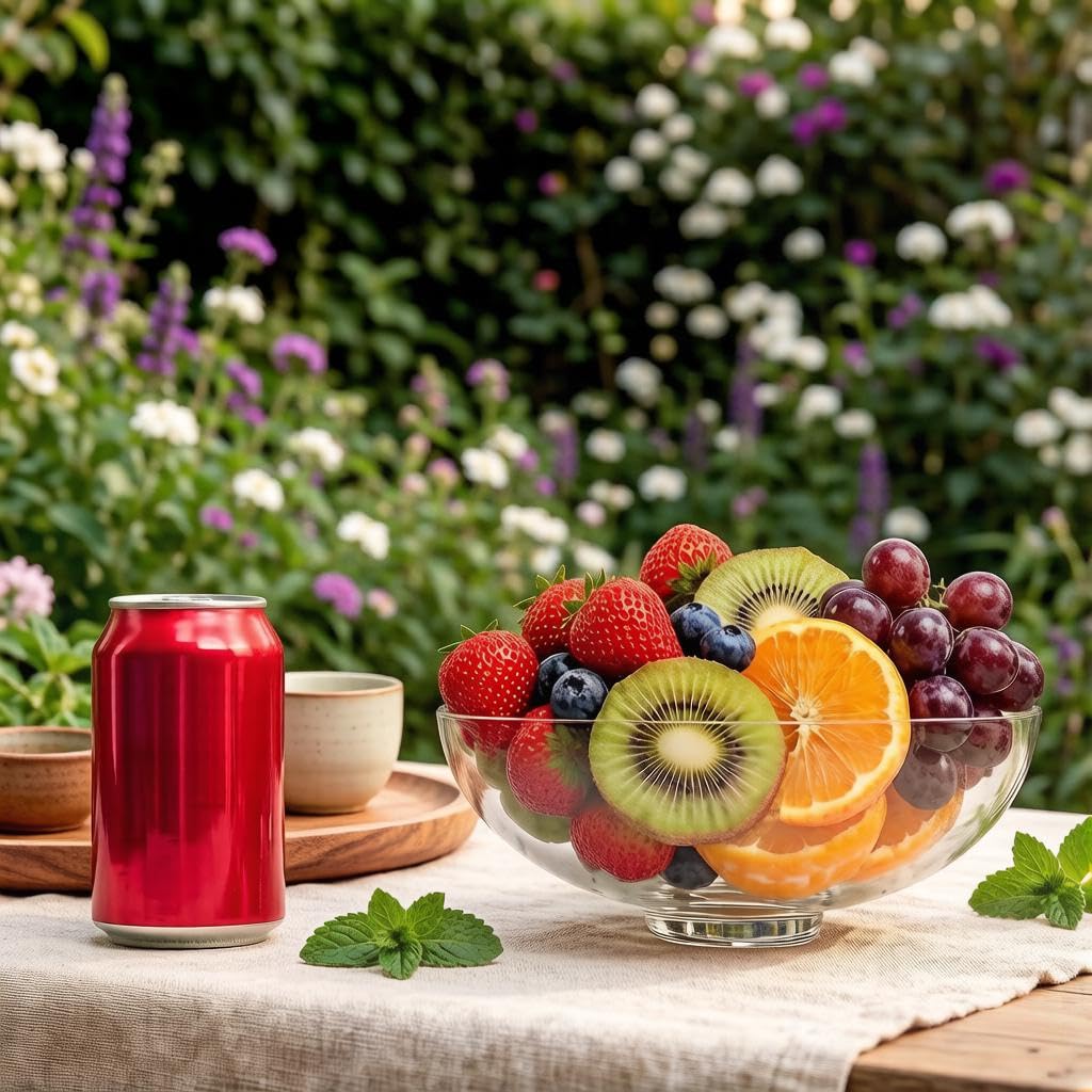 CYS EXCEL Glass Small Decorative Footed Bowl (H:3" D:8") Fruit Display Terrarium Compote Pedestal Vase Kitchen Table Centerpiece