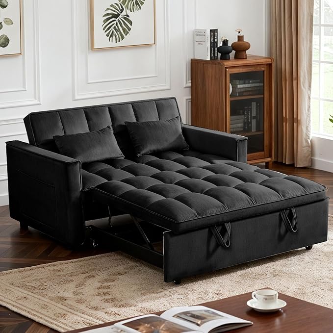 3 in 1 Sofa Bed, Loveseat Sleeper Sofa Bed