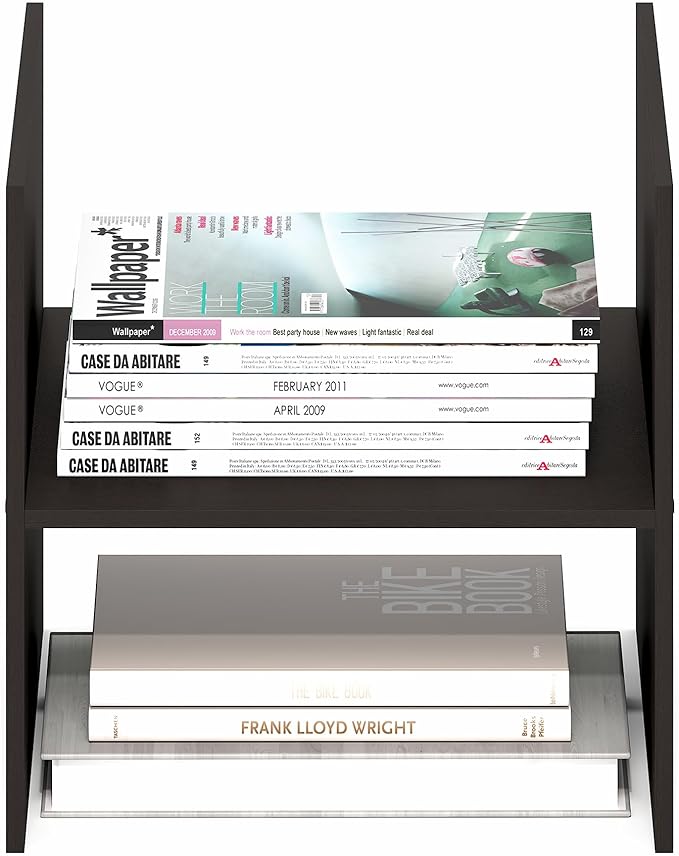 Furinno Cubicle Cube Insert, H-Shelf Cube Organizer, 2-Tier Shelf Accessory