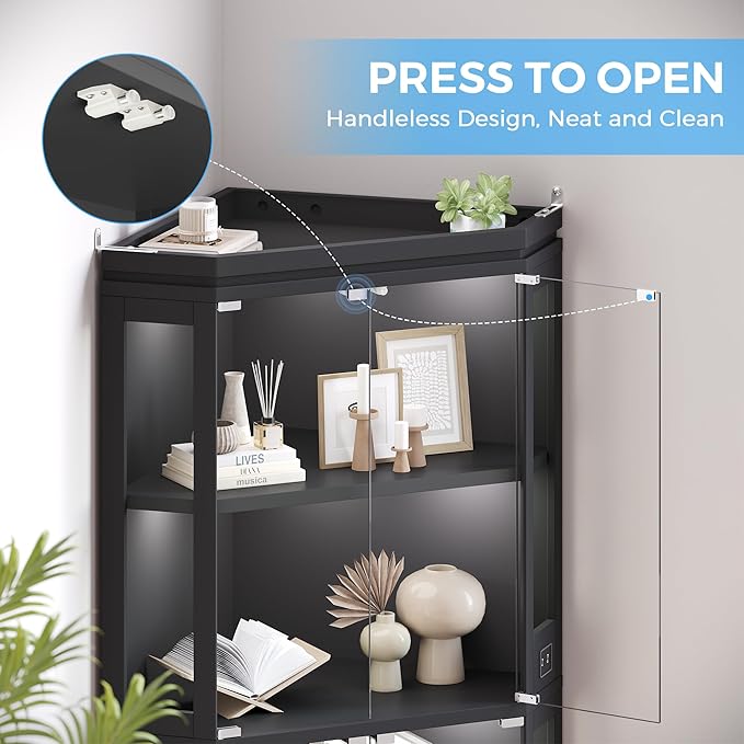 Jocoevol Corner Display Cabinet