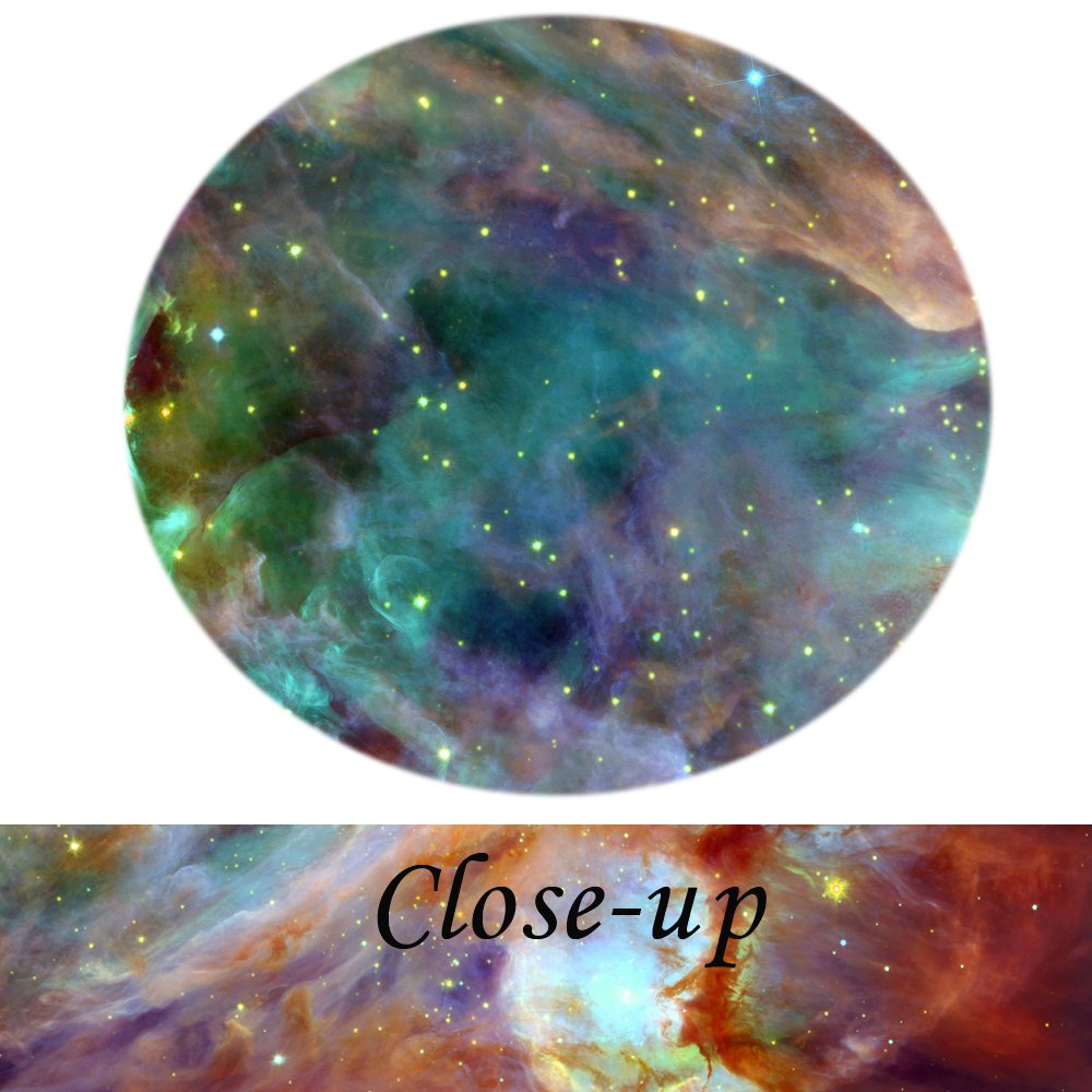 KREATIVE ARTS Canvas Prints Wall Art Cosmic Cloud Stars Nebula Night Sky Picture by NASA Modern Wall Decor Home Decoration Stretched Gallery Canvas Wrap Giclee Print Ready to Hang 24''x36''