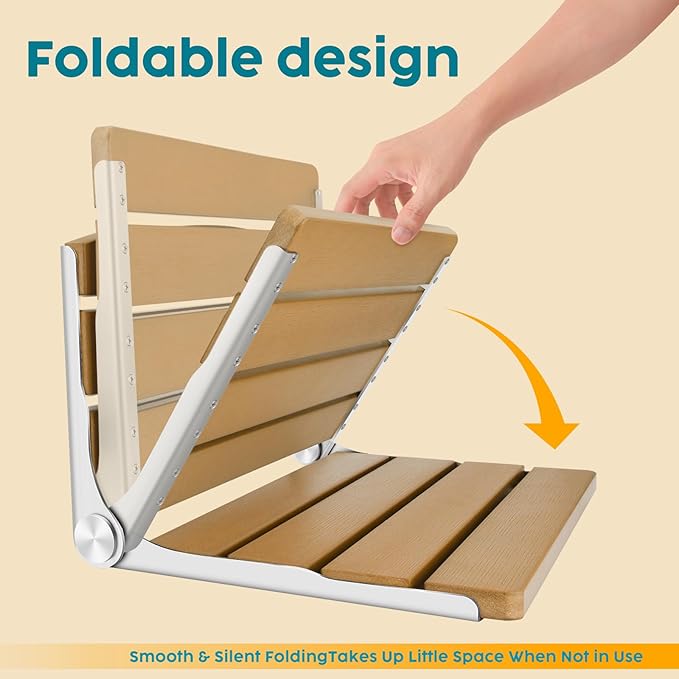 Foldable Shower Chair, Safety Furniture Stainless Steel