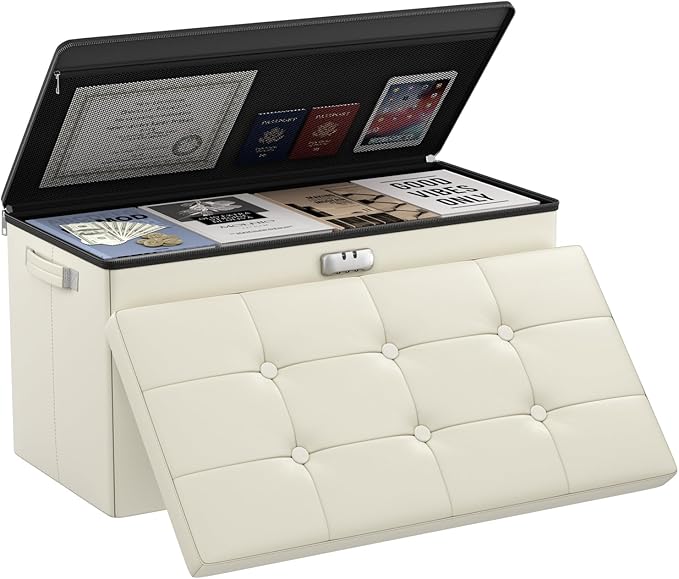 DocSafe Storage Ottoman Bench