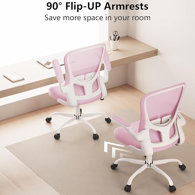 Ergonomic Office Chair, Comfort Swivel Home Office Task Chair, Breathable Mesh
