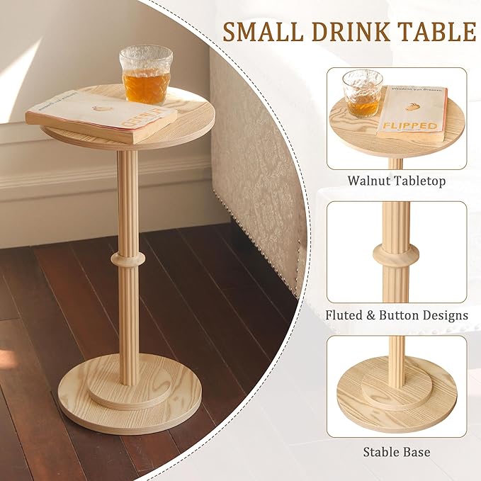 MaxSmeo Drink Table, Small Side Table