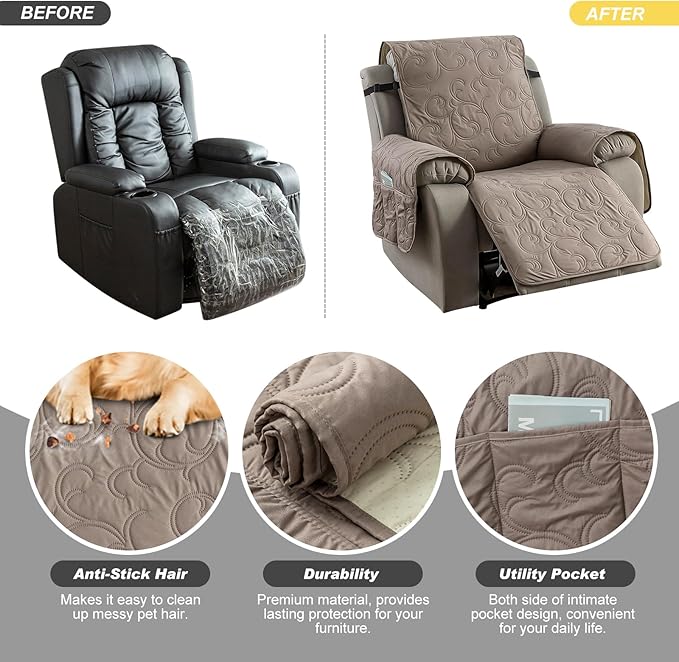100% Waterproof Recliner Chair Cover, Recliner Chair Covers