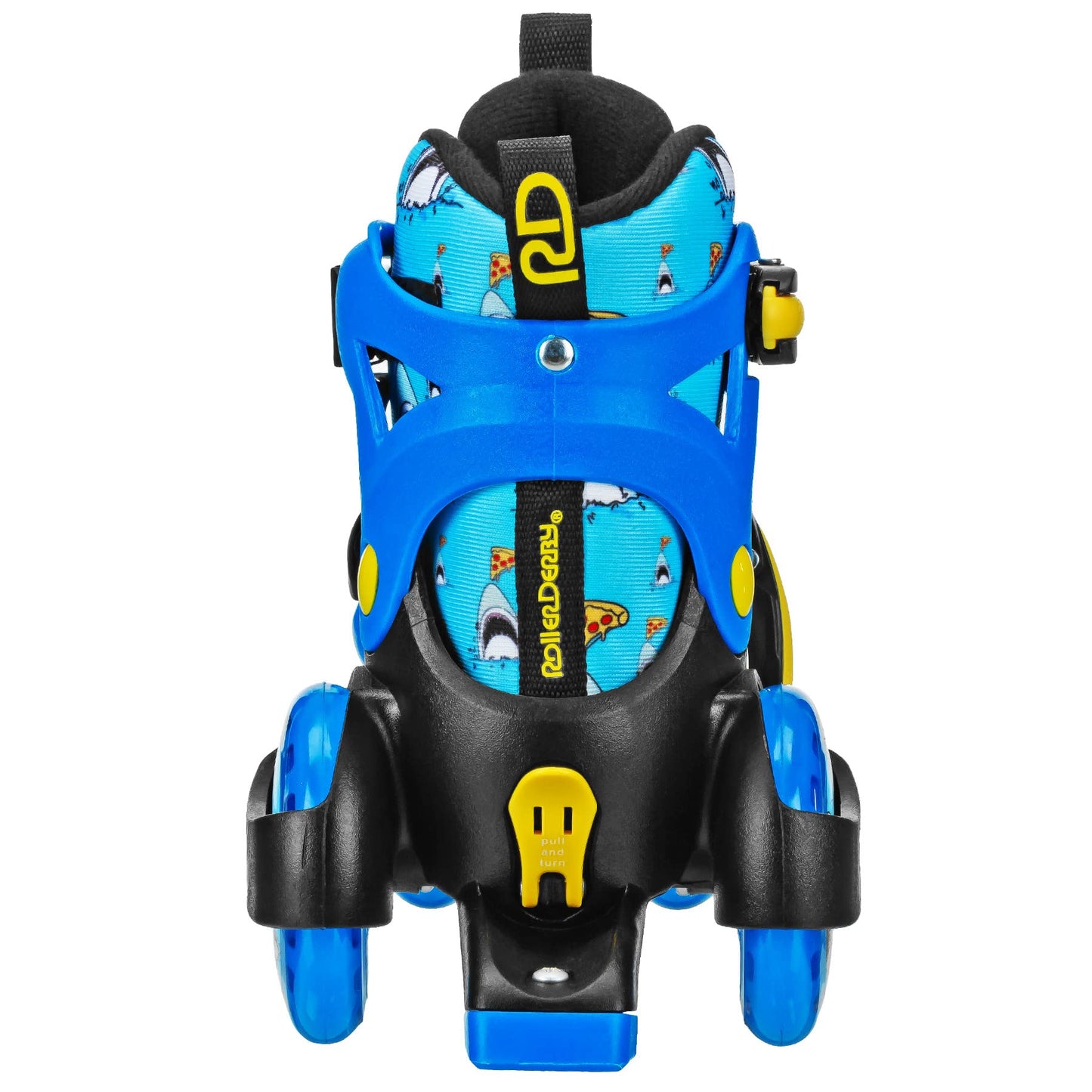 Roller Derby Fun Roll Adjustable Roller Skates for Beginners, Boys & Girls Small (7-11)
