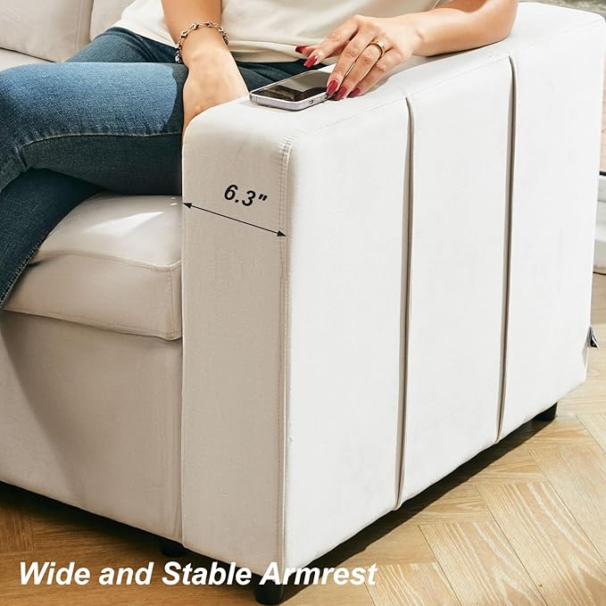 Belffin Modular Sectional Sleeper Sofa