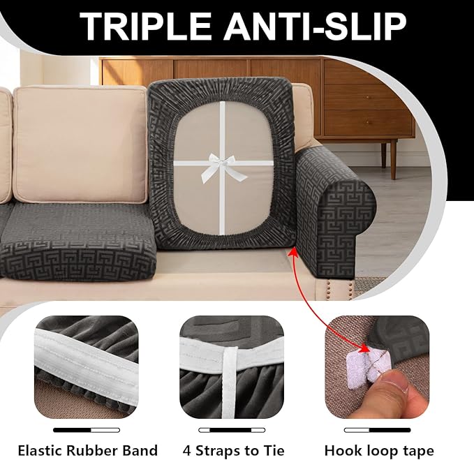 UNBBRRL Stretch Couch Cushion Cover