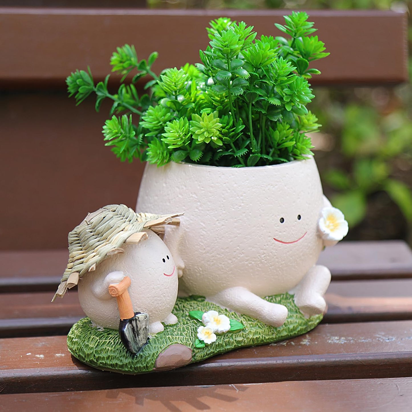 Pricetail Face Planter Pots Cute Plant Pot for Plants, Unique Lovely Flower Pot Succulent Planter Pots Gift Idea for Mother Christmas