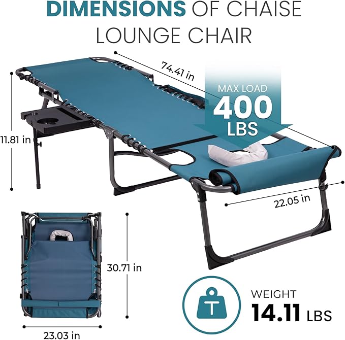 FUNDANGO Heavy Duty Tanning Chair