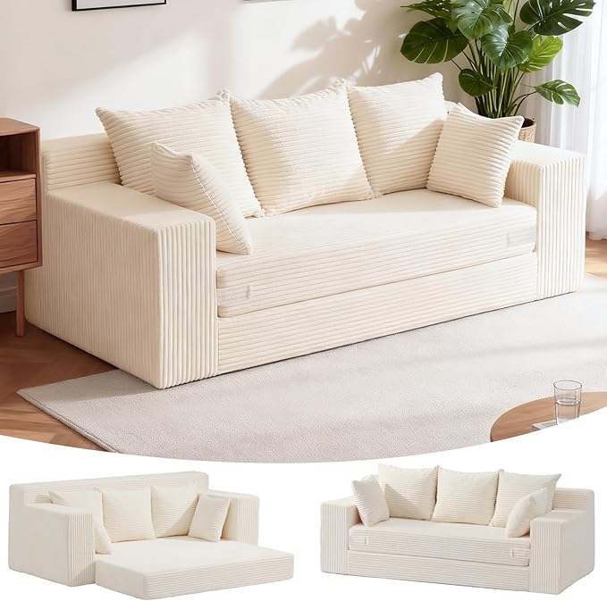 Boneless Couch 70 inch, 3 Seater Couch