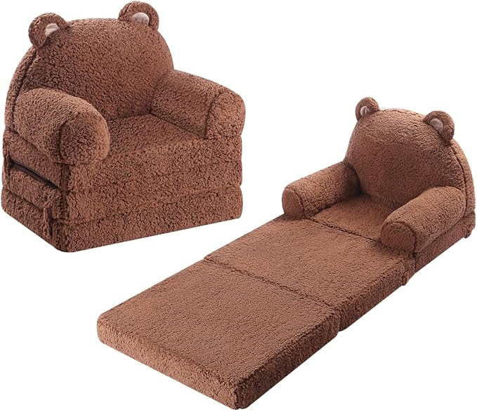 MOMCAYWEX Kids Sofa, Sherpa Couch