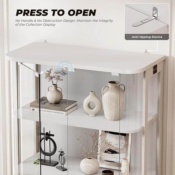 BROTTAR Rounded Display Cabinet