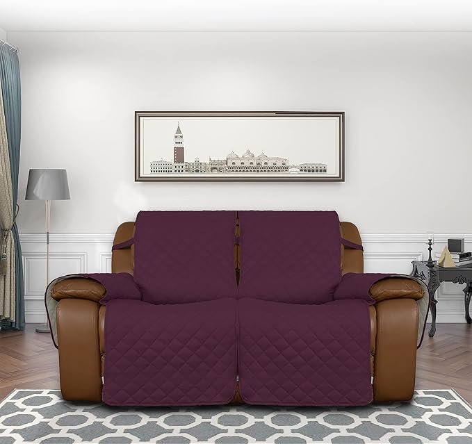 Easy-Going Oversized Loveseat Recliner Cover, Reversible Couch Cover
