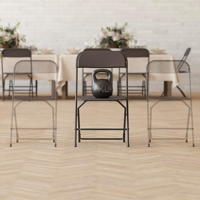 Flash Furniture Hercules Series Big & Tall Stackable Plastic Folding Chairs
