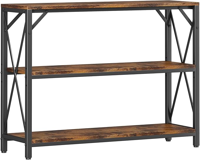 Homeiju Entry Table 40" Width, 3-Tier Entryway Table