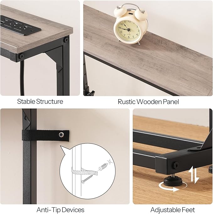 HOOBRO Narrow Console Table