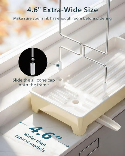 Minimalist Sink Caddy, Rustproof Sponge Holder