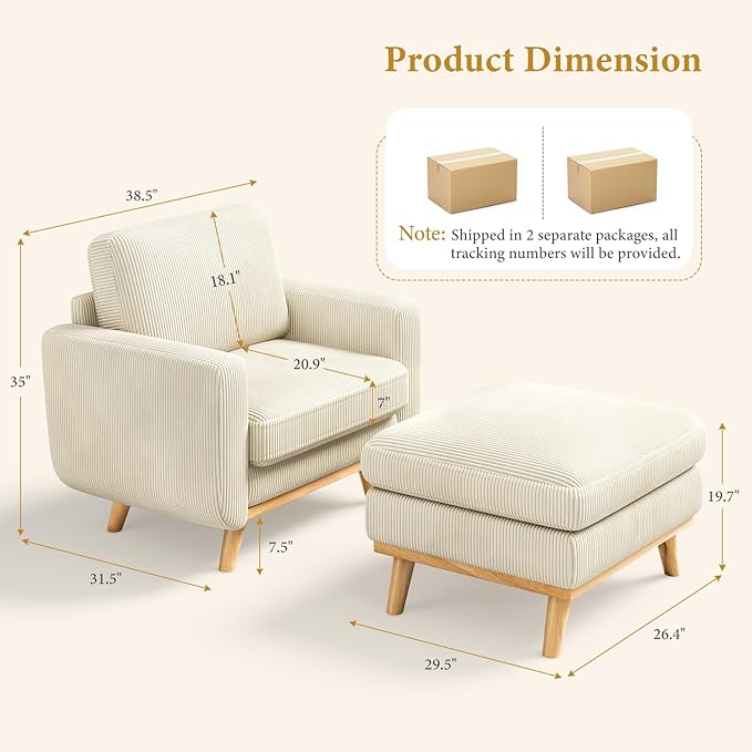 Vesgantti 38.5" Accent Chair
