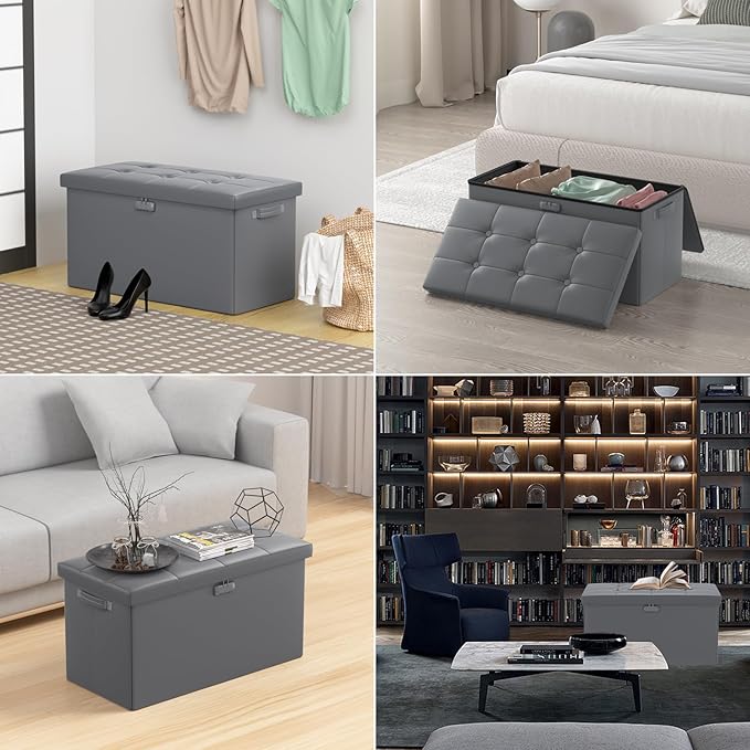 DocSafe Storage Ottoman Bench