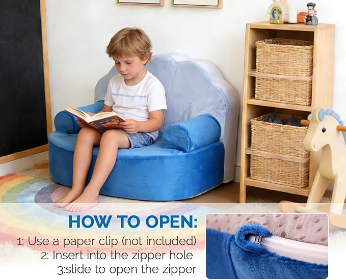 Snuggly Toddler Chair, Soft Kids Sofa