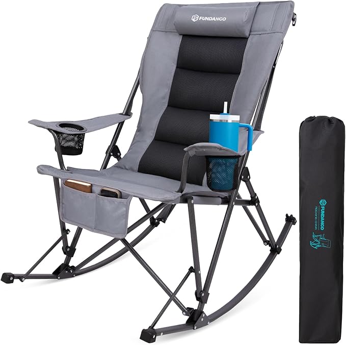 FUNDANGO Oversized Rocking Camping Chair
