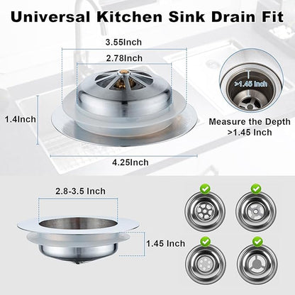 Kitchen Sink Drain Strainer – New Upgraded Kitchen Sink Stopper