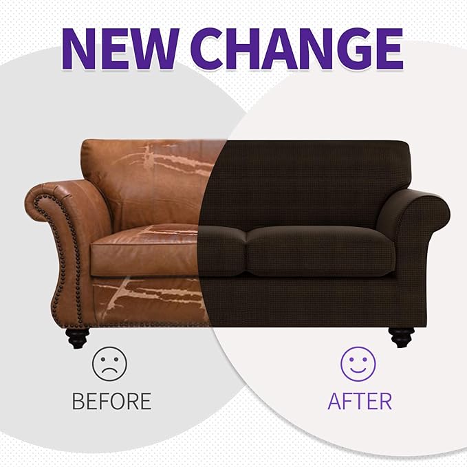 ZNSAYOTX 3 Piece Loveseat Covers