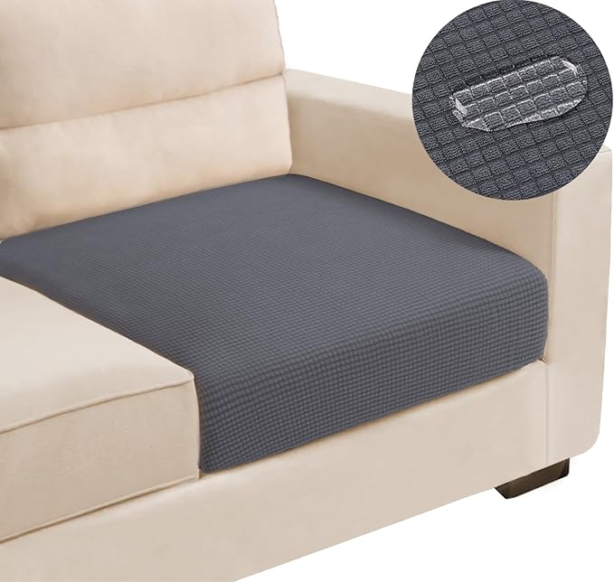 Water Repellent Single Seat Cushion Cover, Stretch Separete Backrest Cover