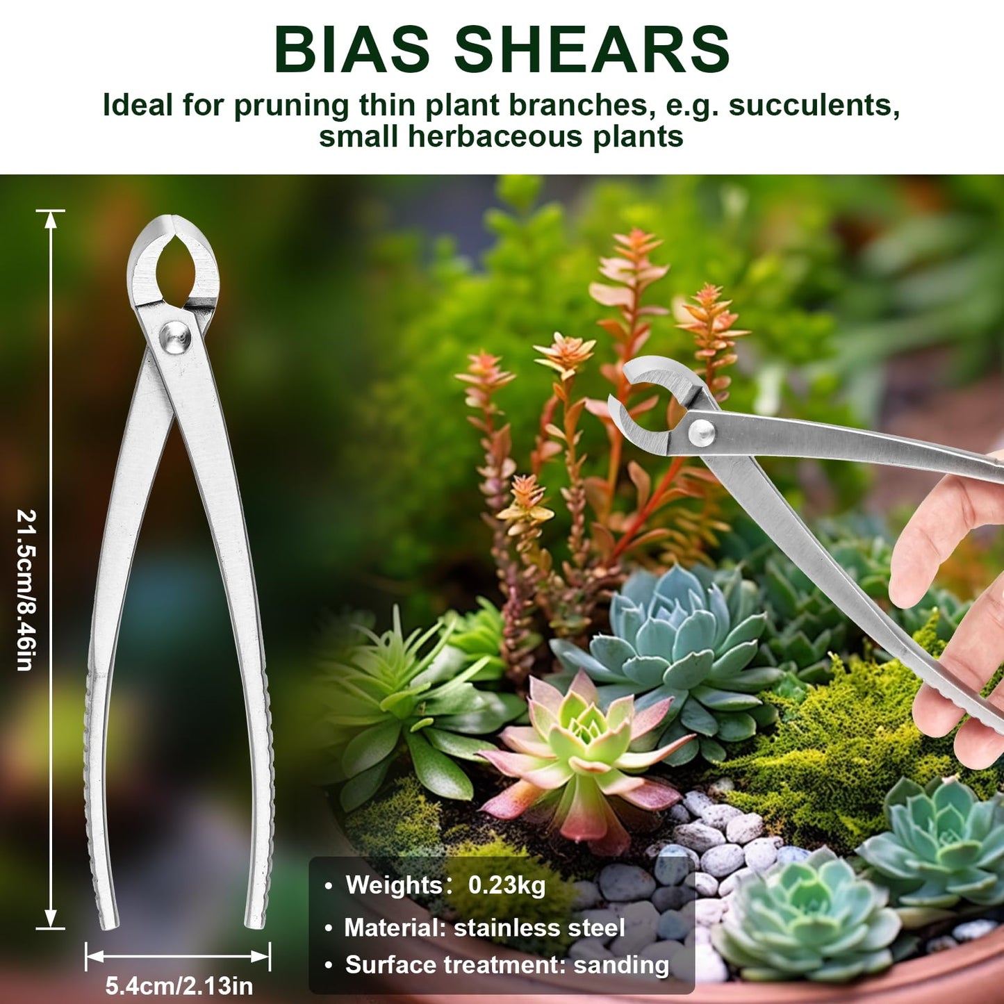6 PCS Bonsai Pruning Tool Set, 6 Different Roles of Scissors to Meet All the Needs of the Usage Process, for Plant Pruning and Shaping, Free Your Hands and Easy to Finish the Work