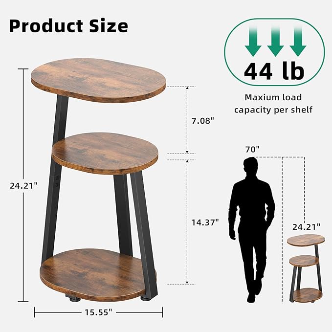 Kalrin Side Table, Small End Table