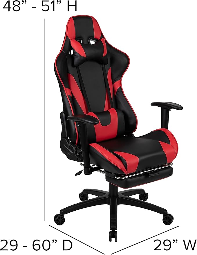 Flash Furniture X30 Gaming Chair Racing Office Ergonomic Computer Chair