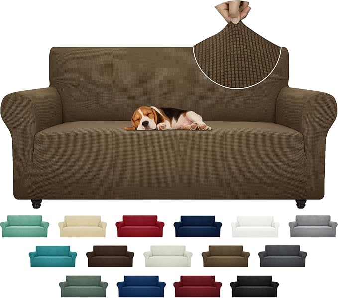 ZNSAYOTX Super Stretch Couch Cover Universal Sofa Covers