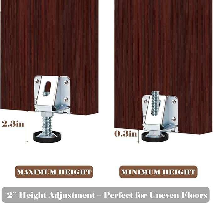 Heavy Duty Leveling Feet, 8 Pack Adjustable Furniture Levelers
