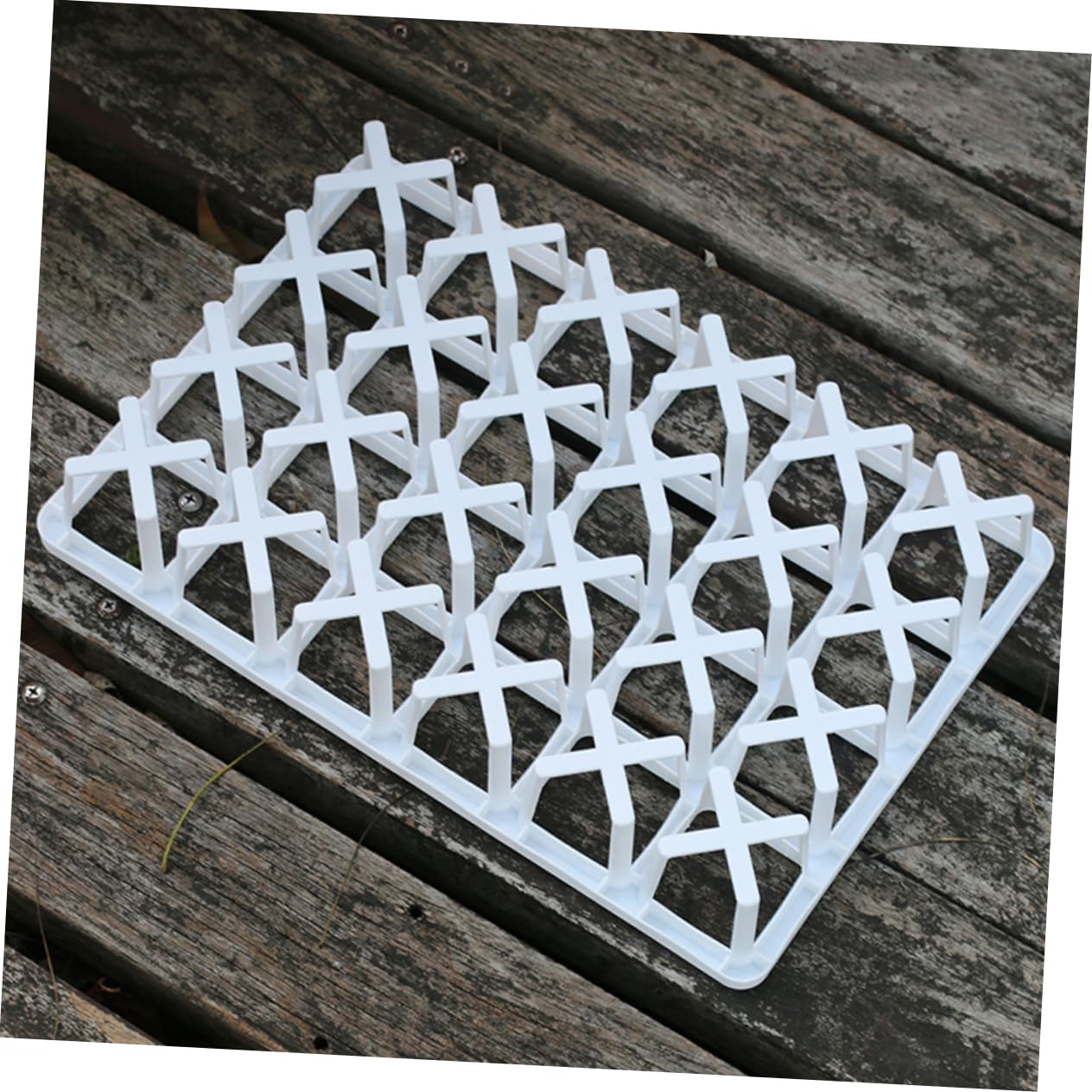 TOYANDONA 6Pcs Square Nursery Pot Holders for Vegetable Germination Durable Planting Tray Racks Lightweight and Reusable Greenhouse Sowing Trays for Plants