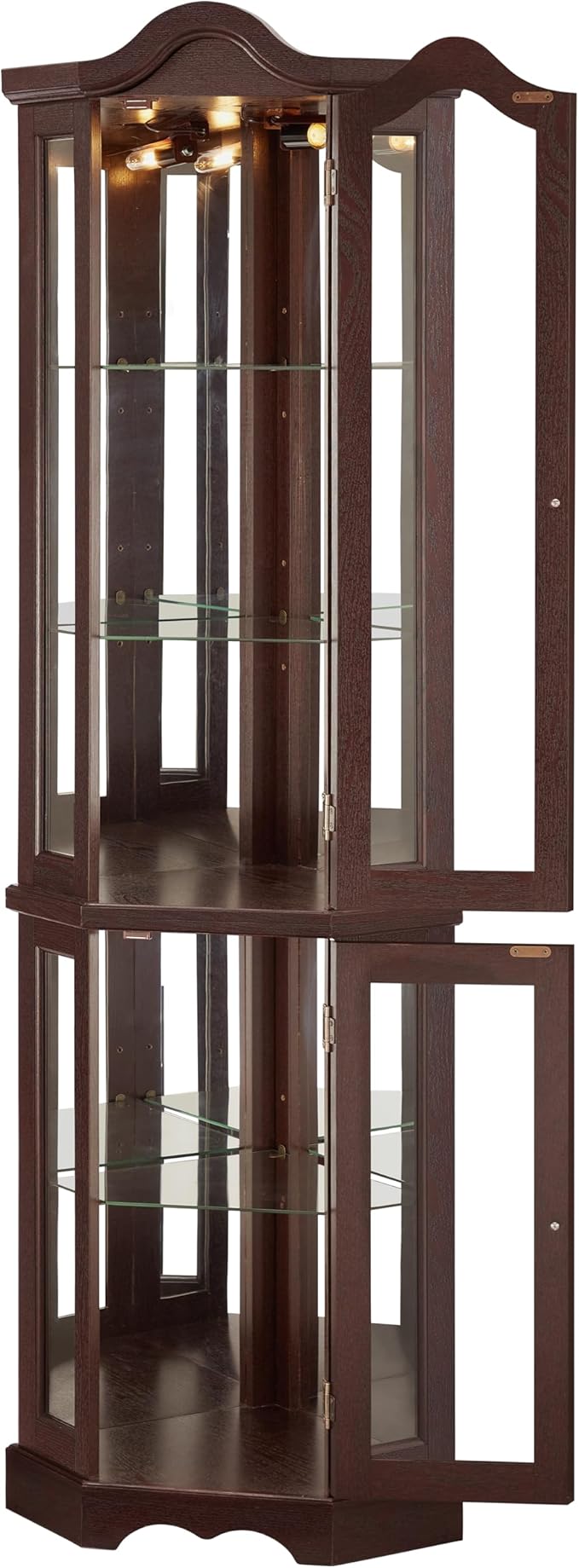 Glass Corner Display Cabinet