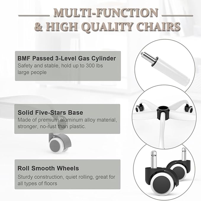 Mimoglad Office Chair, High Back Ergonomic Desk Chair