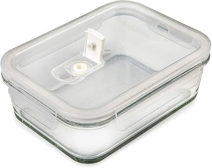 PrepNaturals 5 Pack 30 Oz Glass Meal Prep Containers - Dishwasher Microwave Freezer Oven Safe - Glass Storage Containers with Lids (Multi-Compartment)