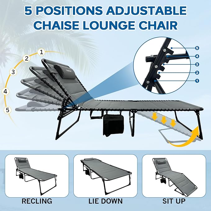 Outdoor Folding Lounge Chair