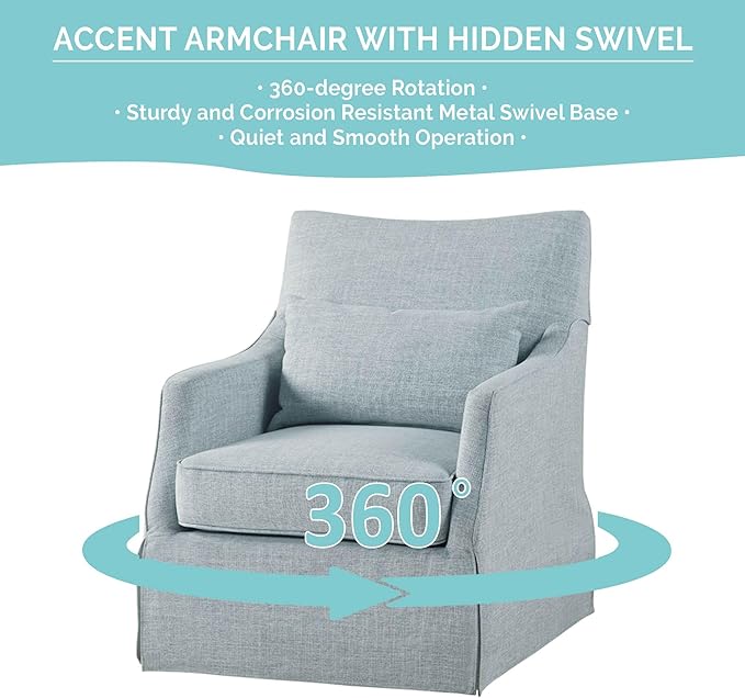 Martha Stewart London Swivel Chair