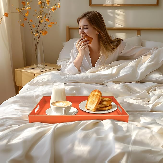 MAONAME Orange Serving Tray