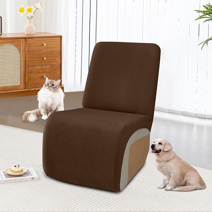ALIECOM 100% Waterproof Recliner Sectional Couch Covers L Shape Stretch Corner