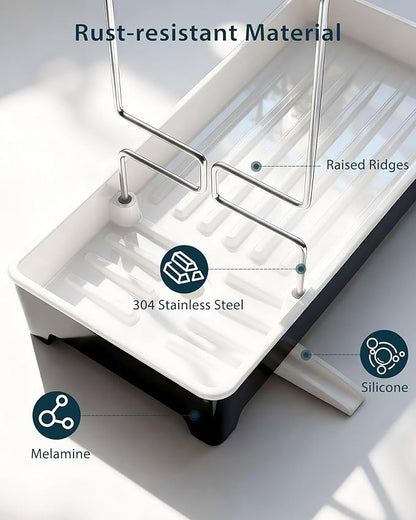 Minimalist Sink Caddy, Rustproof Sponge Holder