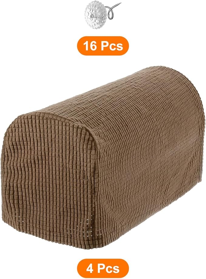 uxcell Stretch Armrest Covers Armchair Anti-Slip