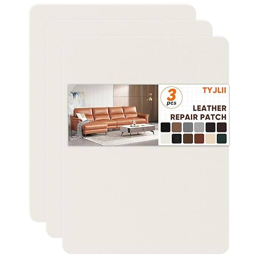 Leather Repair Patch Self Adhesive, 8.3″ x 11″ Vinyl Patch Kit, Leather Repair